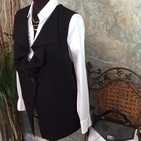 Susan Graver 🌹 stunning black vest - Picture 9 of 12